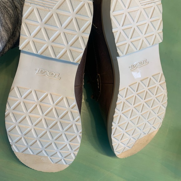 TEVA Burban Brown Leather lace up Men’s Ankle boots like new - Picture 7 of 11